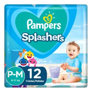 Pampers Splasher  P - M x12 (6 a 11 kg)