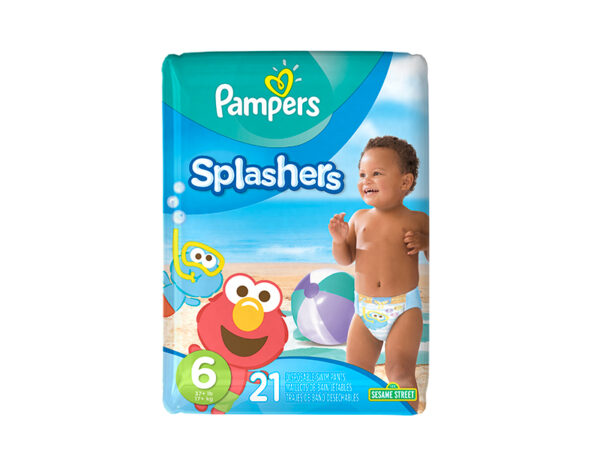 237622 Pampers Splashers Talle 6 (+17 Kgs) - 21 Pañales