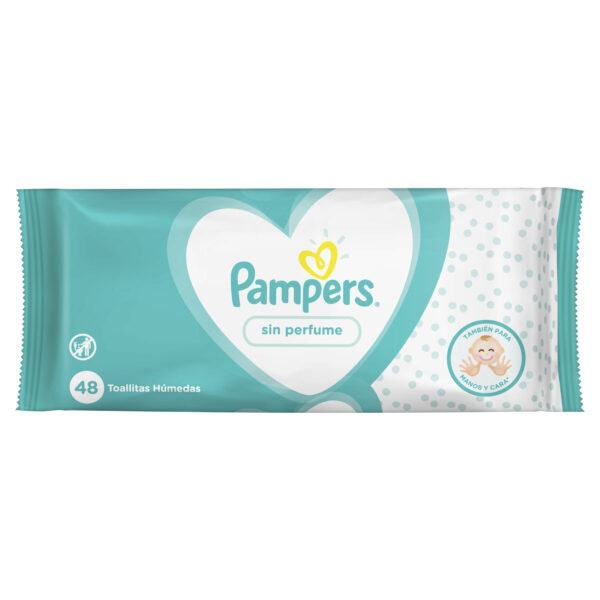 80323380 Pampers T/hum. Sin Perfume 12x48