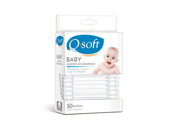 765 Qsoft Hisopos Baby D/seguridad Caja 30unidx 24