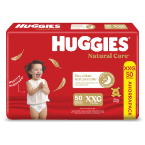 Huggies Natural Care Xxg (rojo) x50