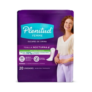 TOALLA NOCTURNA PLENITUD FEMME X20