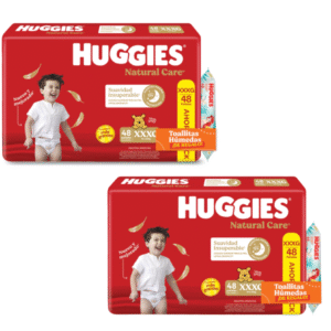 2 Natural Care XXXG x48+ 2 Toallitas Disney x48