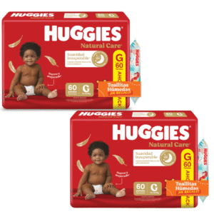 2 Natural Care G x60 + 2 Toallitas Disney x48
