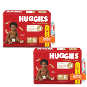 2 Natural Care G x60 + 2 Toallitas disney x48