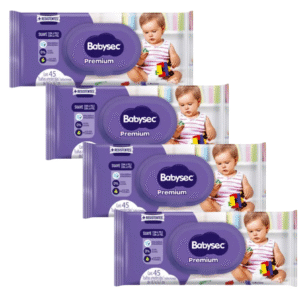 4 Toallita BabySec Premium x45 TAPA DURA