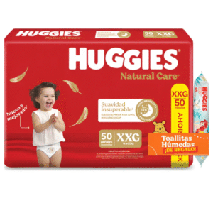 Huggies Natural Care XXG x50 con Toallita Disney x48