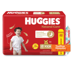 Huggies Natural Care XXXG x48 con Toallita Disney x48