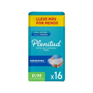 PLENITUD ROPA INT ACTIVE PLUS P/M X16U.