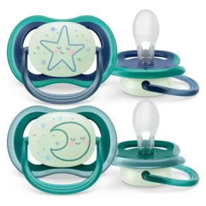 AVENT 376/13 CHUPETE ULTRA AIR Deco NIGHTIME 6-18m NENE x2