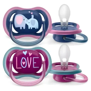 AVENT 349/22 CHUPETE  ULTRA AIR Deco +18 NENA x2