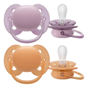 AVENT 091/33 CHUPETE ULTRA SOFT LISO 6-18m NENA x2