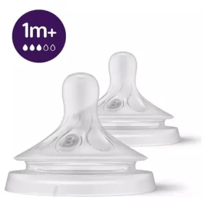 AVENT 963/02 TETINAS NATURAL RESPONSE FLUJO MEDIO x2 un (1m+)