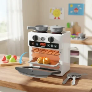 Cocina Con Horno De Juguete Interruptor Y Luz De Encendido.